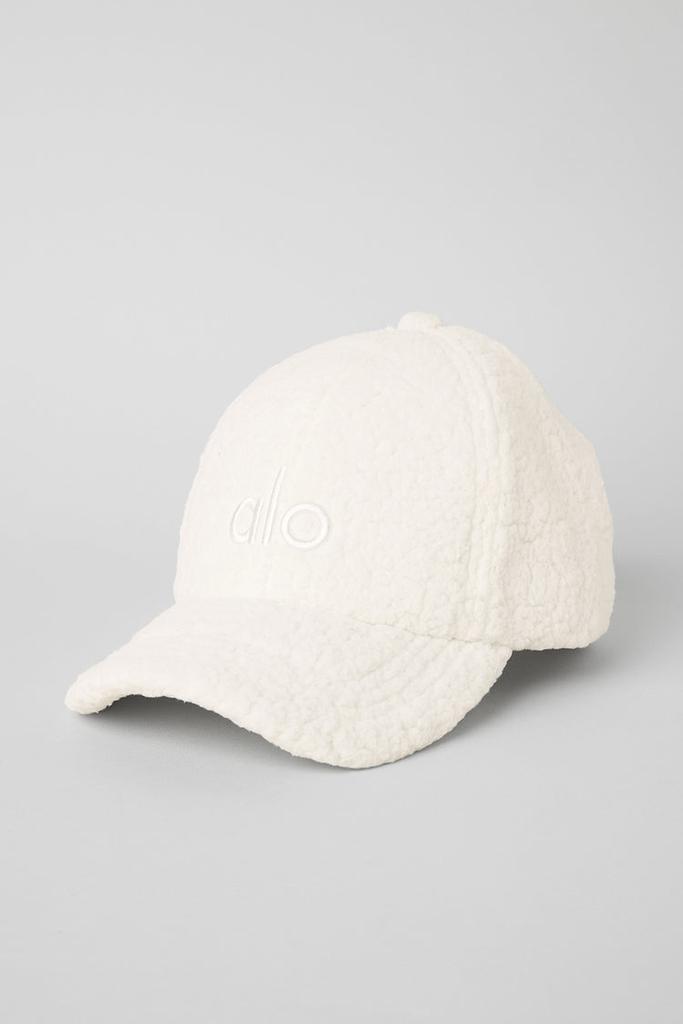 Alo Micro Sherpa Off-Duty Cap - Ivory - Hats - Compare Prices from