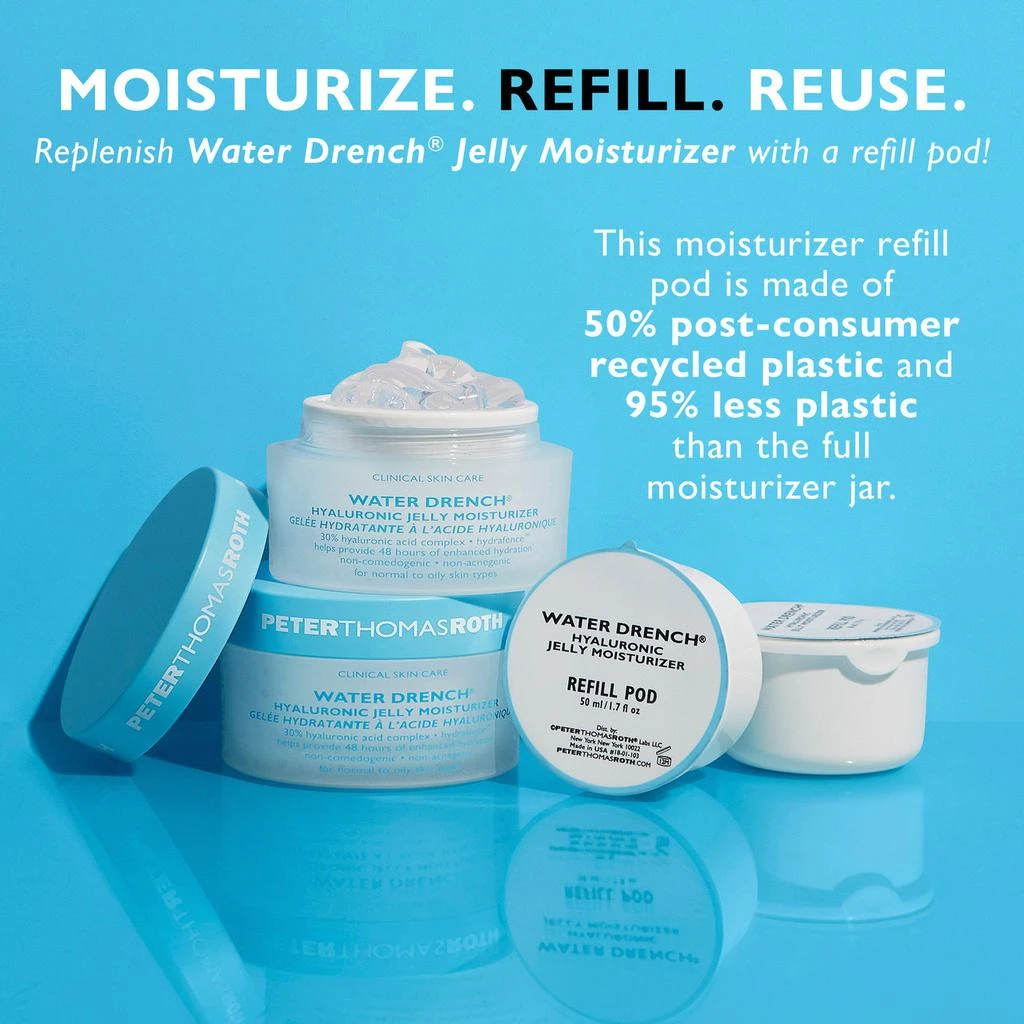 Peter Thomas Roth Water Drench Hyaluronic Jelly Moisturizer - Refill Pod, 1.7 fl oz 5