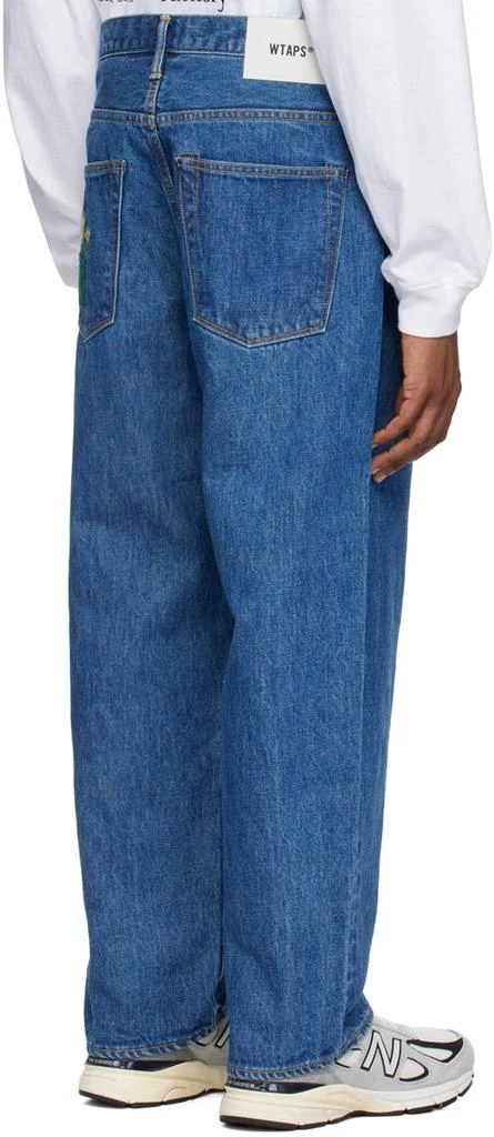 Wtaps Blue Blues Straight Jeans 3