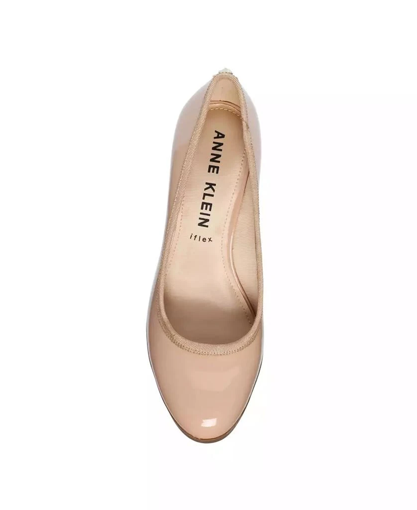 Anne Klein Women's Castana Round Toe Block Heel Pumps 5