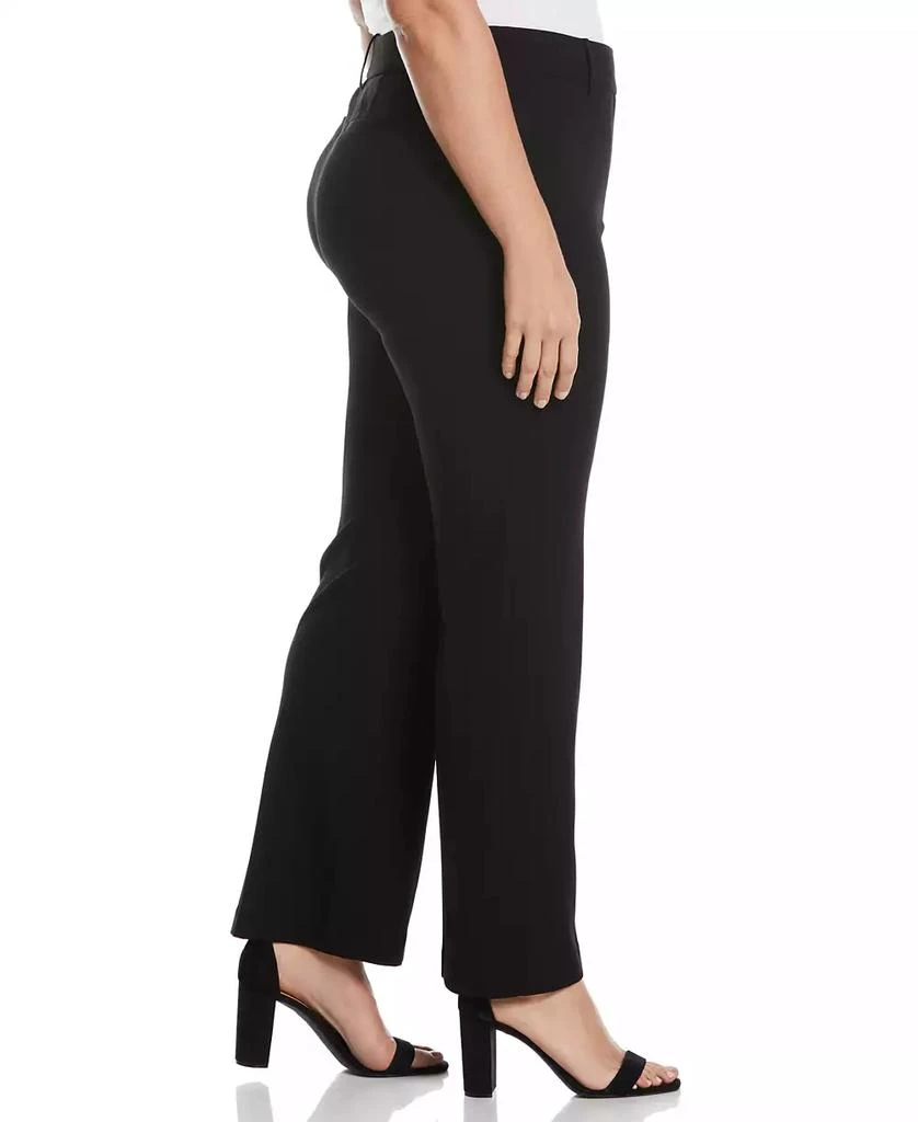 Rafaella Plus Size Stretch Crepe Classic Fit Pants 3
