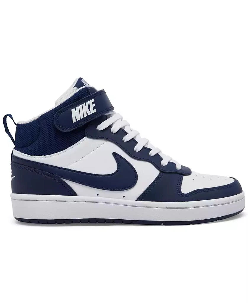 NIKE Big Kids Court Borough Mid 2 Casual Sneakers from Finish Line 7