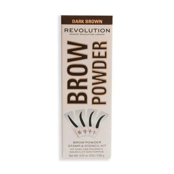 Makeup Revolution Makeup Revolution Brow Powder Stamp and Stencil Kit (Various Shades) 2