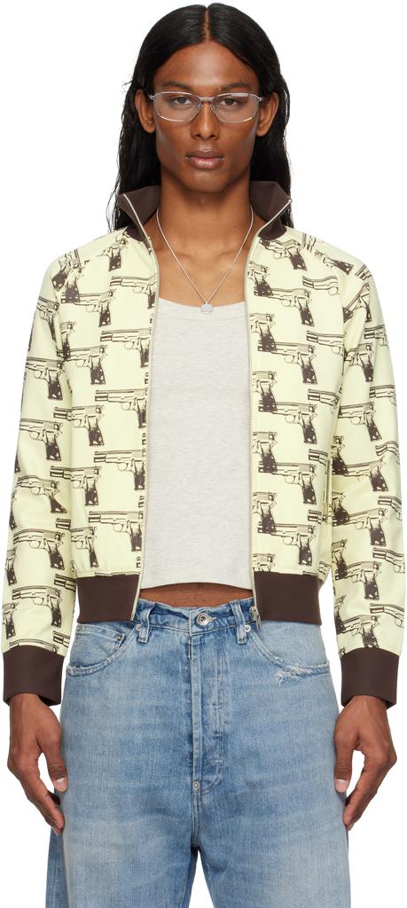 Ashley Williams Yellow Gun Track Jacket