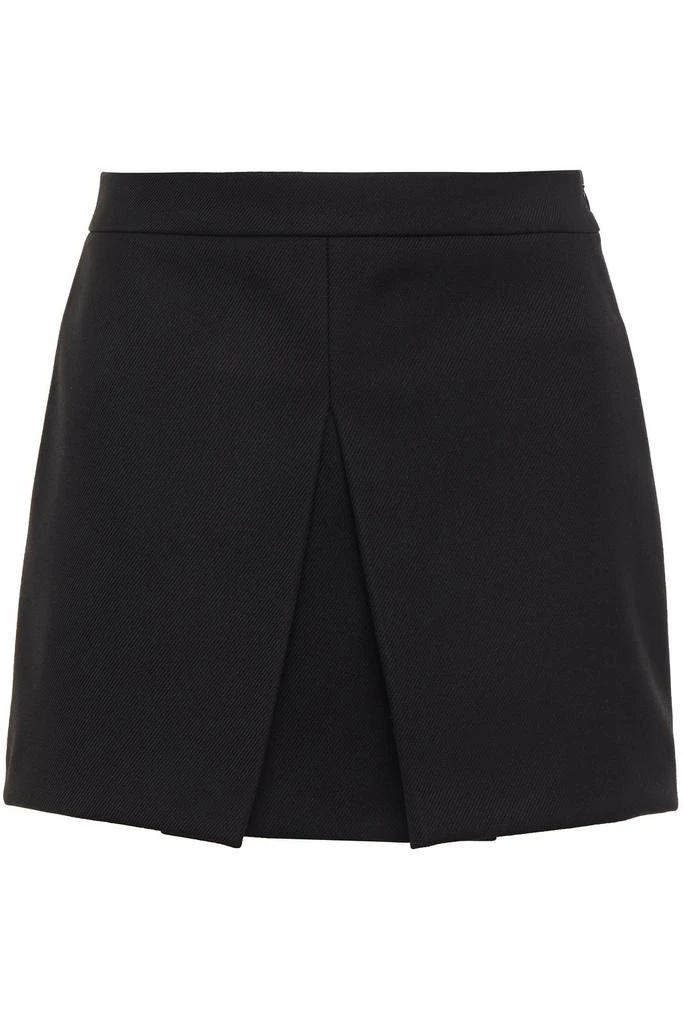 RED Valentino Skirt-effect pleated twill shorts 1