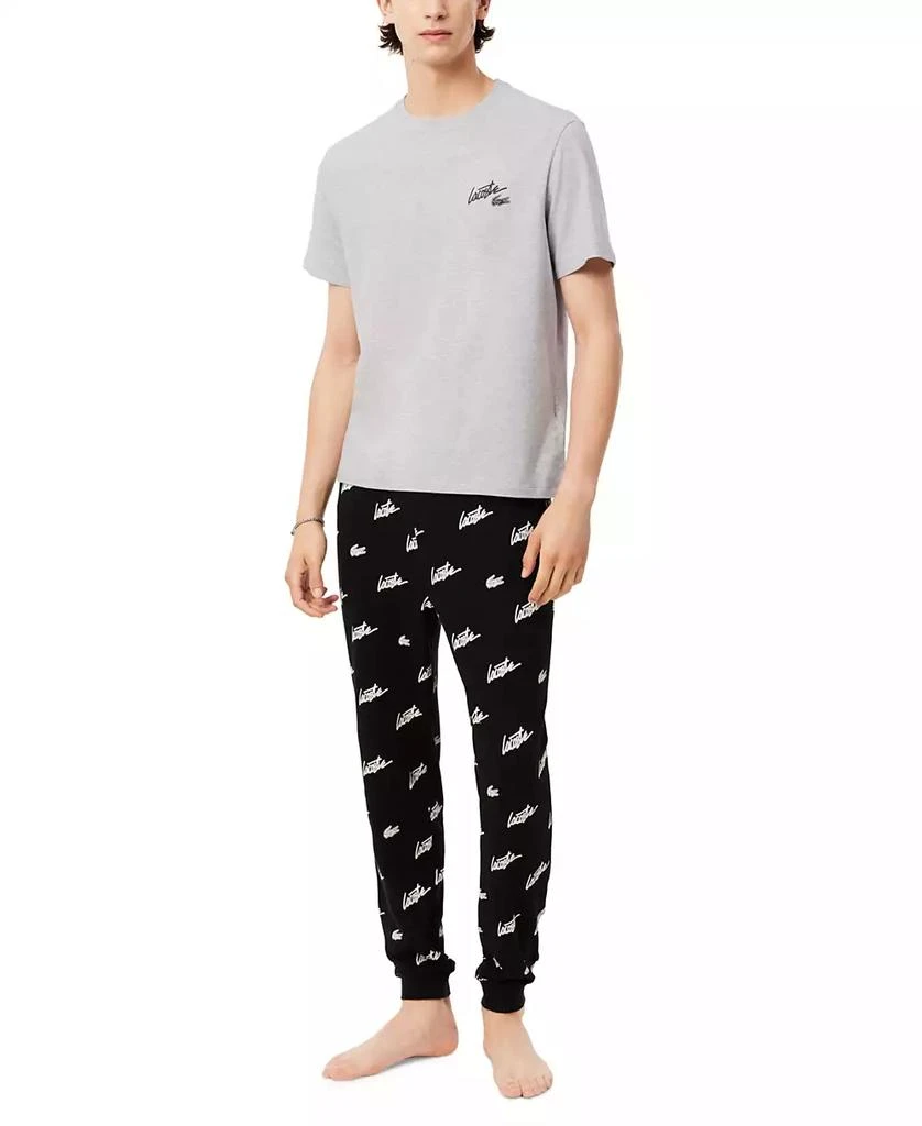 Lacoste Men's 2-Pc. Graffiti-Logo Pajamas 1