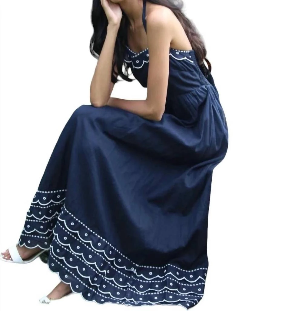 WKND WYFR Positano Maxie Dress In Black 2