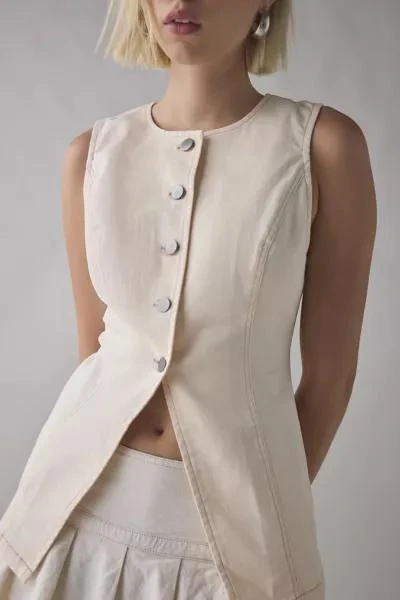 BDG BDG Blanche Longline Denim Vest Top 3