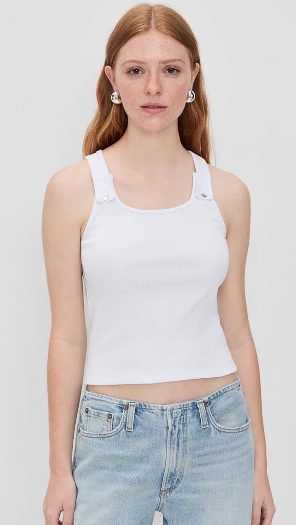 Still Here Snap Tank in Milk