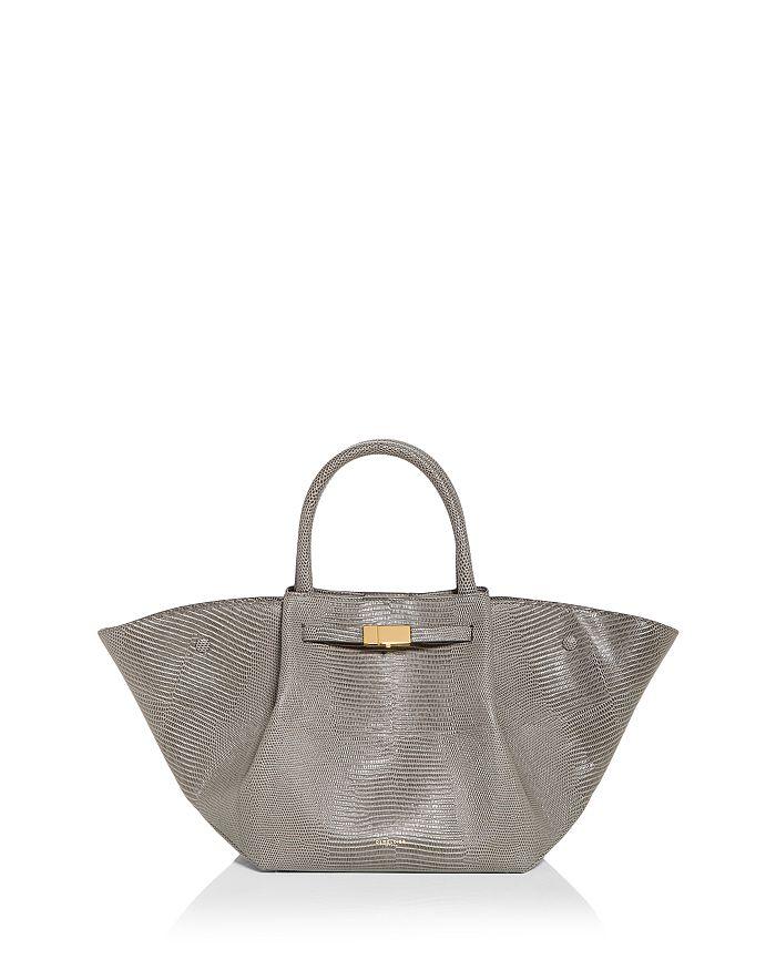 Demellier The Midi New York Embossed Leather Tote