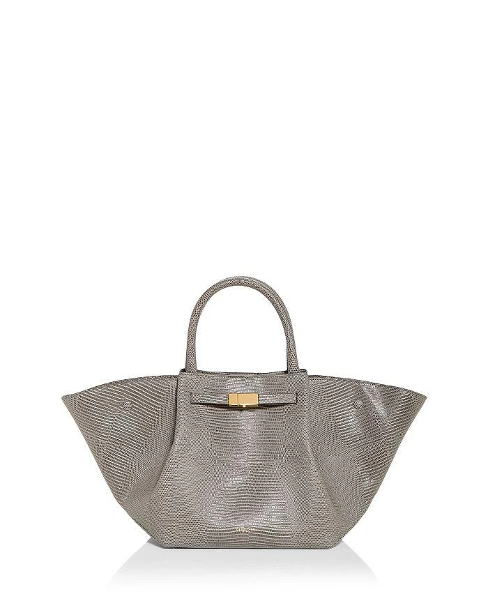 Demellier The Midi New York Embossed Leather Tote 1