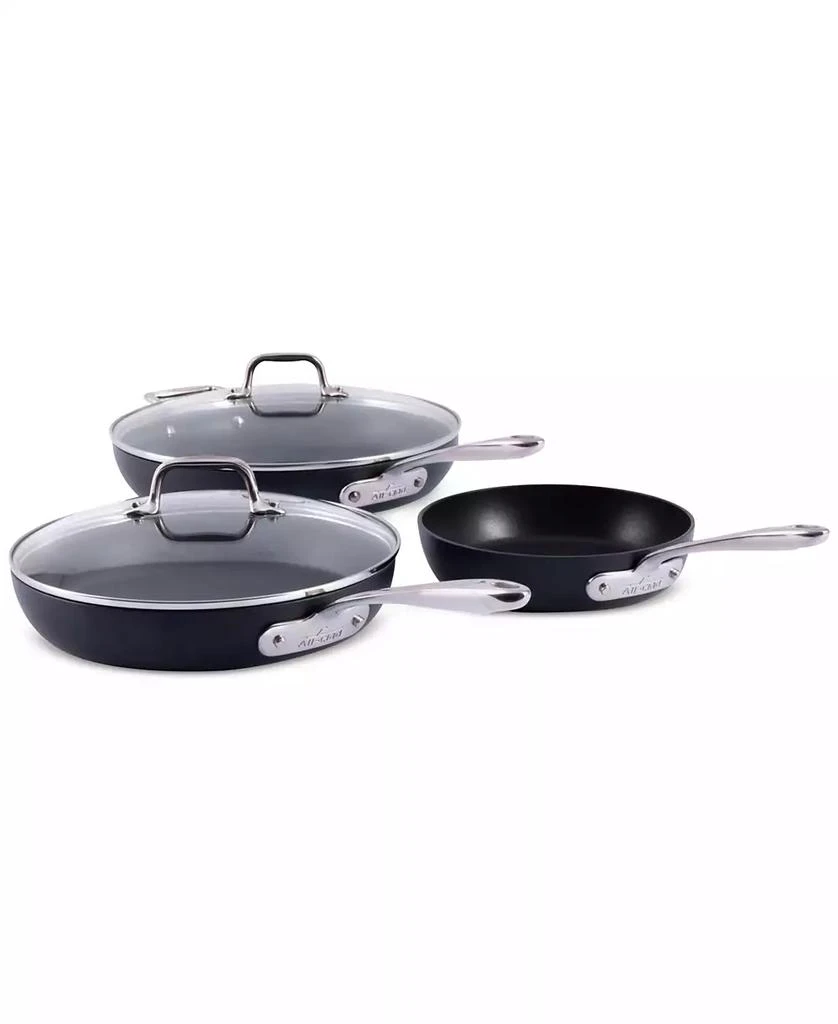 All-Clad HA1 Expert 5-Piece Nonstick Cookware & Lid Set 1