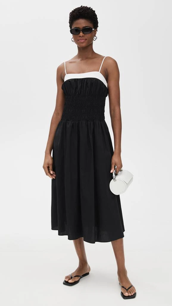 Moon River Smocked Midi Dress 4