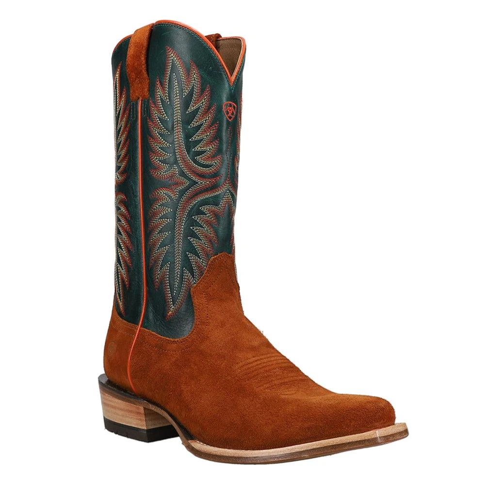 Ariat Futurity Rider Embroidered Square Toe Cowboy Boots 2