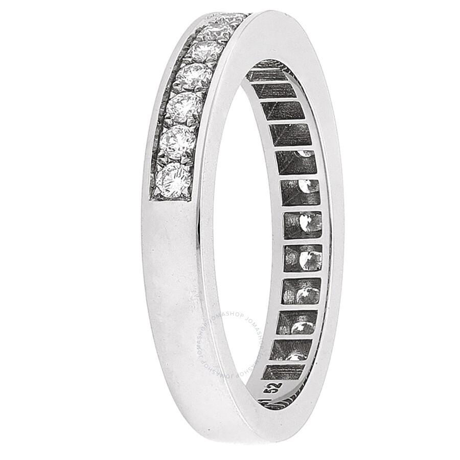 Chaumet Platinum Diamond Pave Josephine Aube Printaniere Wedding Band