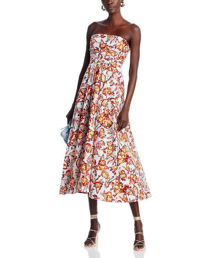 A.L.C. Tate Cotton Printed Midi Dress