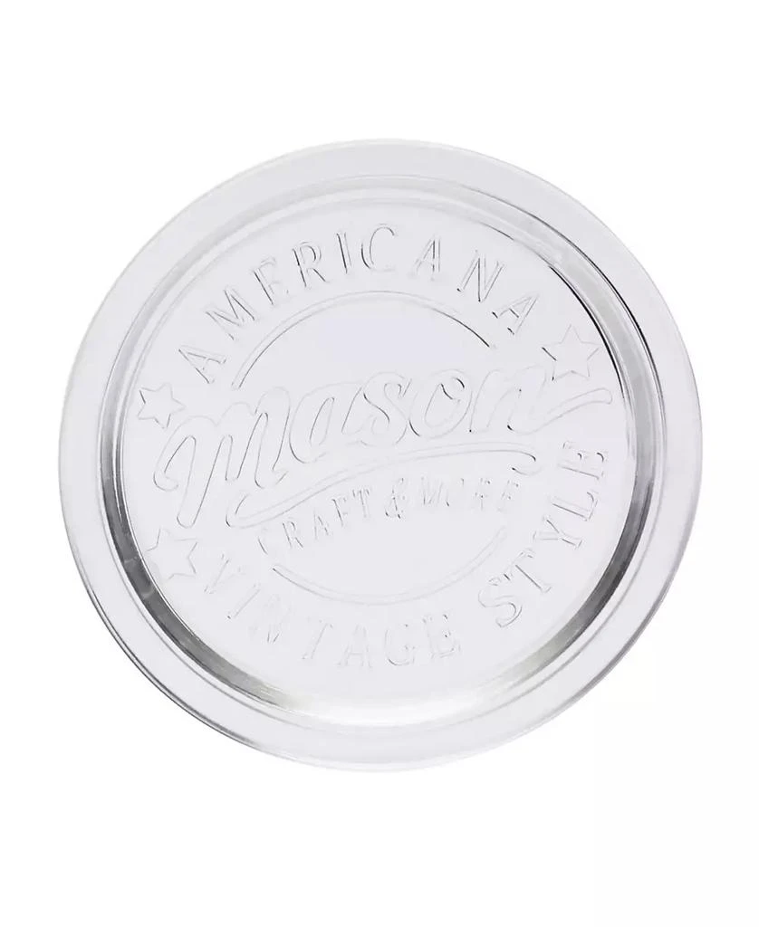 MASON CRAFT 
MORE 7 Piece Glass Coaster Set with Holder 4