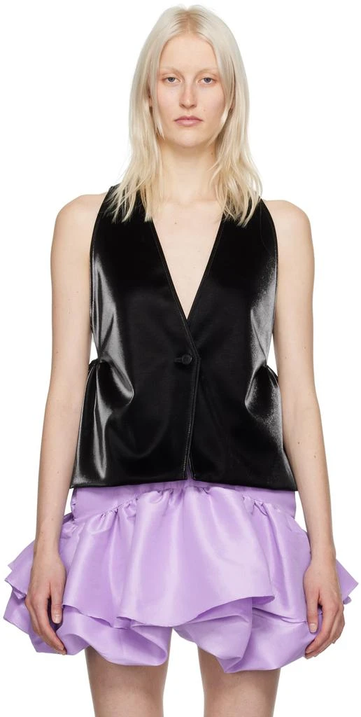 Kika Vargas Black Patsy Vest 1