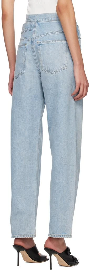 AGOLDE Blue Broken Waistband Jeans 3