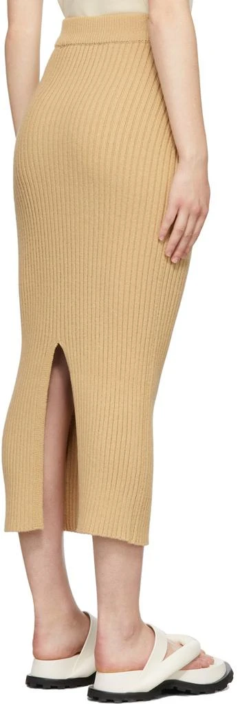 LVIR Beige Knit Long Skirt 3