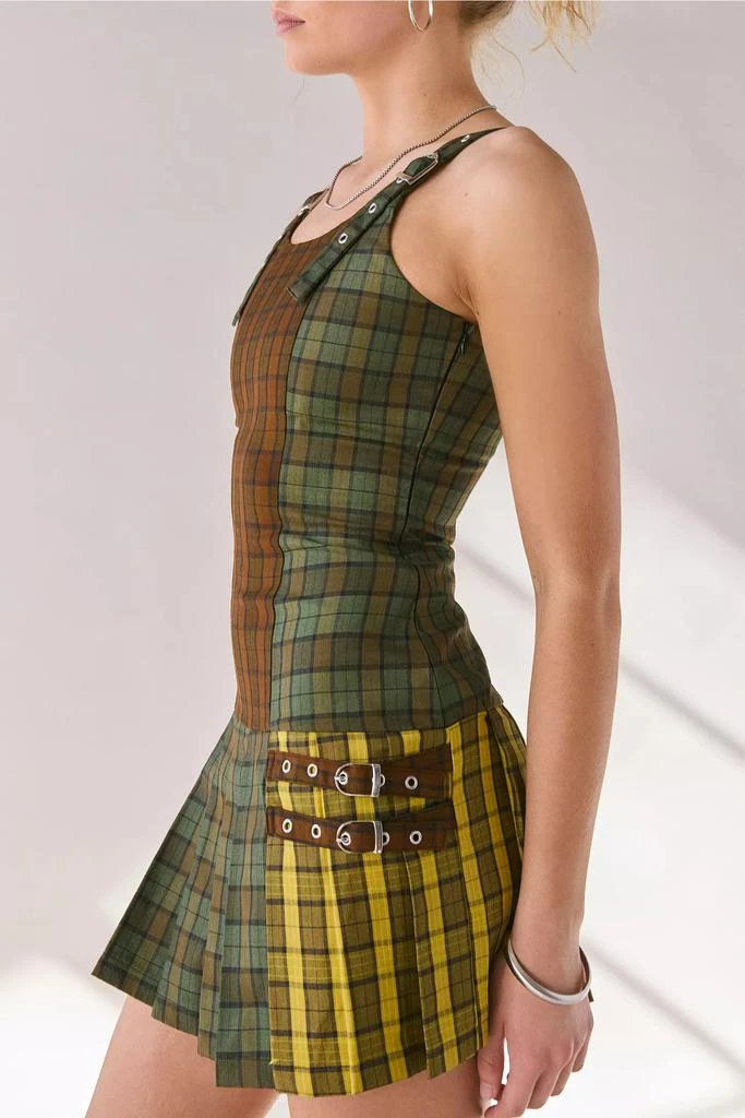 The Ragged Priest The Ragged Priest Viv Tartan Pleated Mini Dress 3