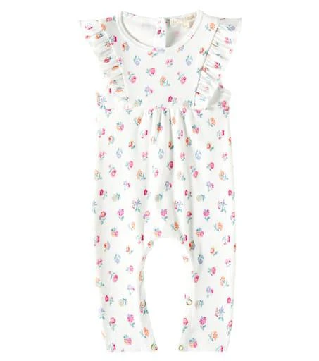 Louise Misha Baby Kathleen cotton-blend jersey jumpsuit 1