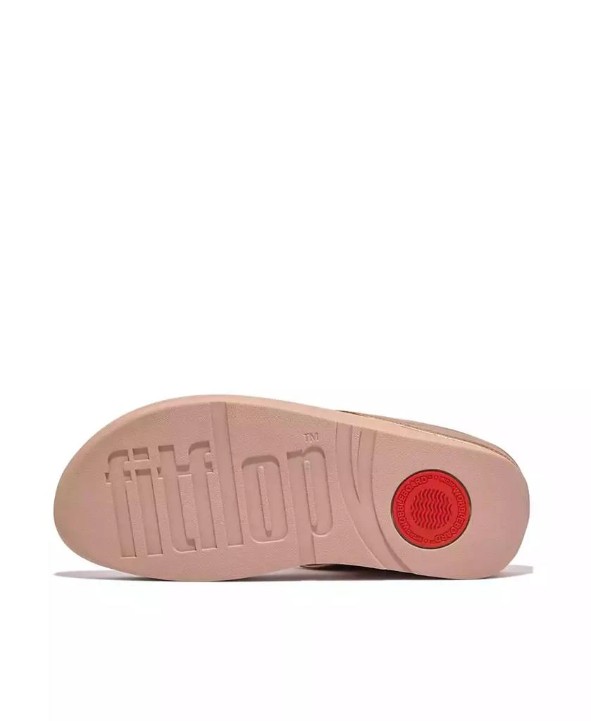 FitFlop Women's Halo Bead-Circle Metallic Toe-Post Sandals 6