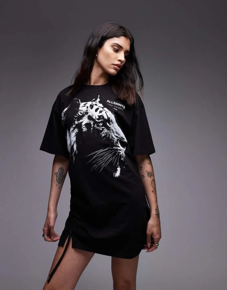 Shop Allsaints ivana tiger t-shirt dress in black on Sale at BeyondStyle   Get 10% Off Allsaints ivana tiger t-shirt dress in black with Limited-Time  Flash Deals, Exclusive Discounts, and Special Offers.