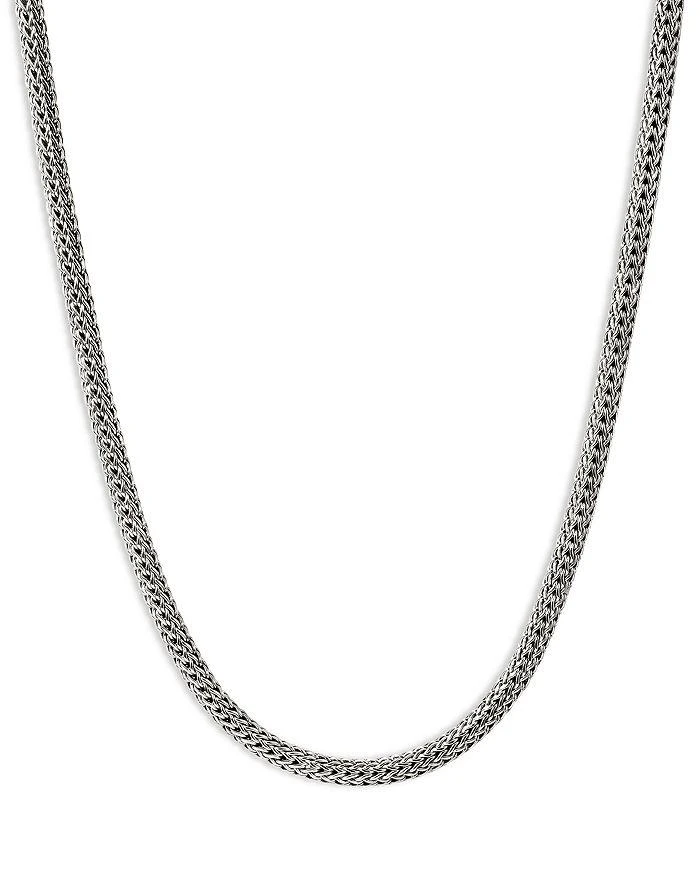 John Hardy Sterling Silver Icon Woven Chain Link Necklace, 20"