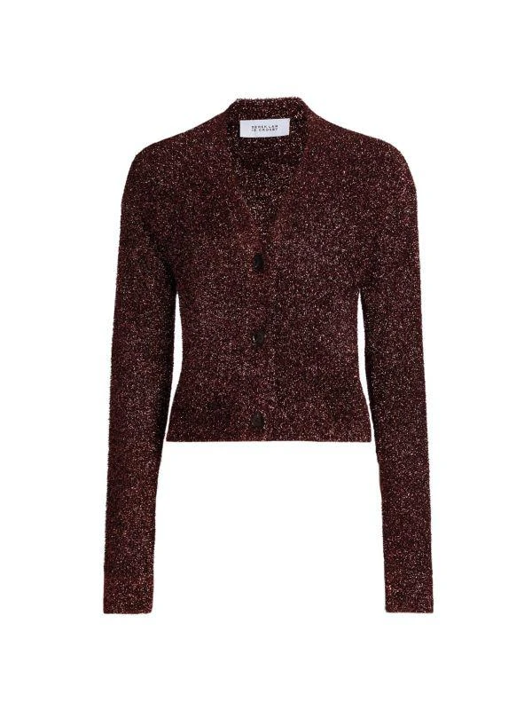 Derek Lam Kalena Metallic Cardigan 6