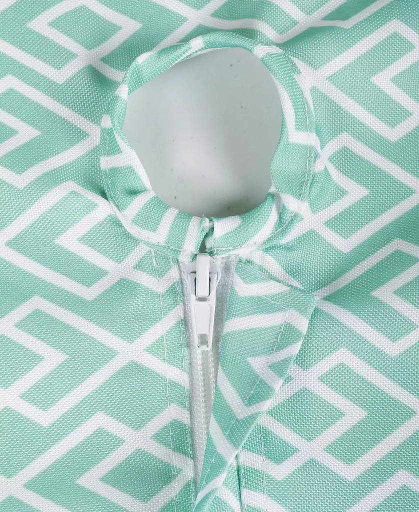 Design Imports Diamond Outdoor Tablecloth 60" Round 4