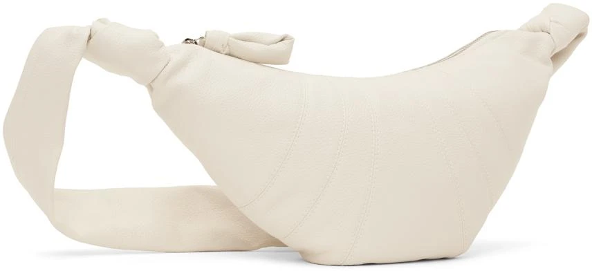 Lemaire White Small Croissant Bag 2