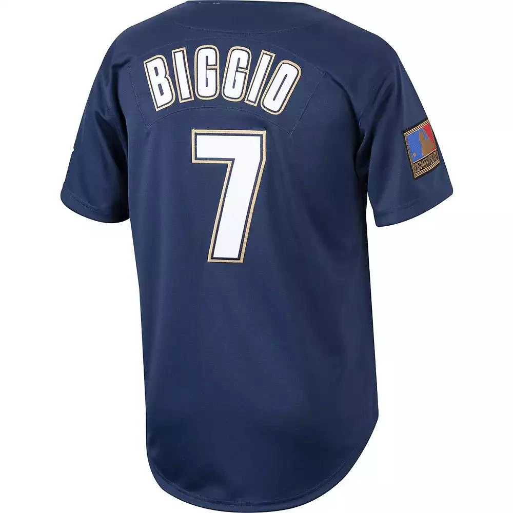 Mitchell 
Ness Men
s Craig Biggio Navy Houston Astros Cooperstown Collection 1994 Authentic Jersey 3
