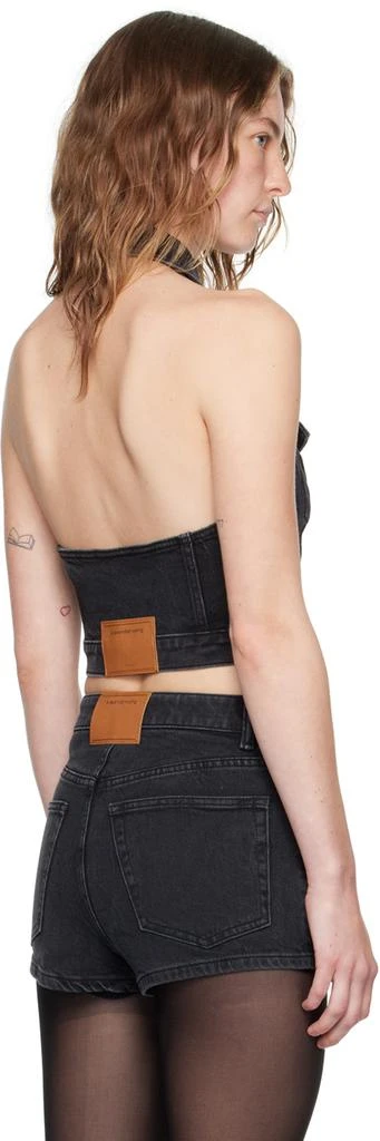 Alexander Wang Black Halter Denim Vest 3