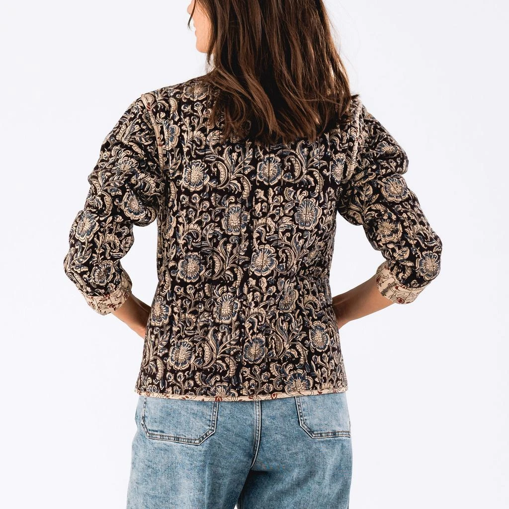 Lollys Laundry Betty Floral Quilted Cotton Jacket 2