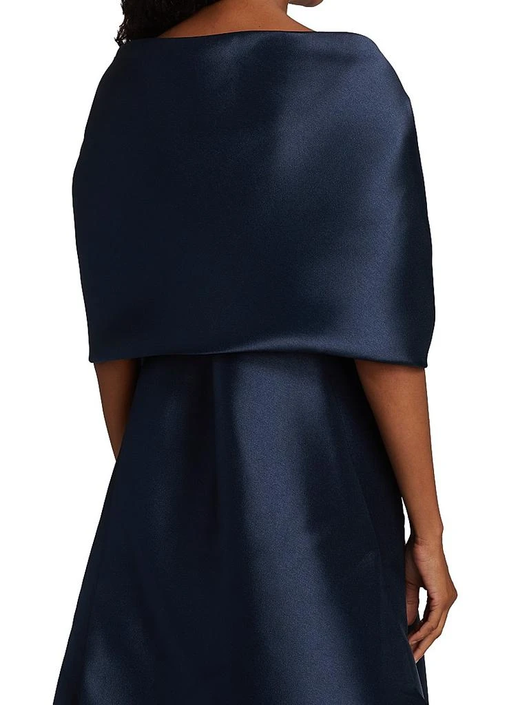 Amsale Mikado Shoulder Wrap 5