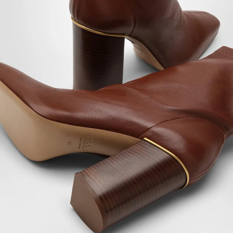 Chloé Cognac-coloured Ambre ankle boot 5