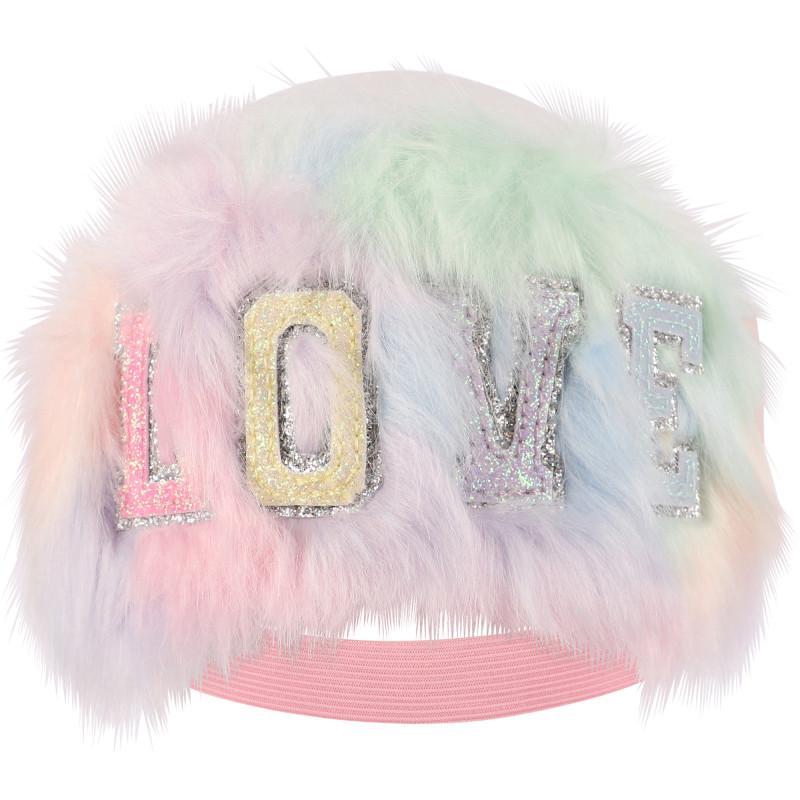 OMG! Accessories Love colorful fluffy sleeping mask