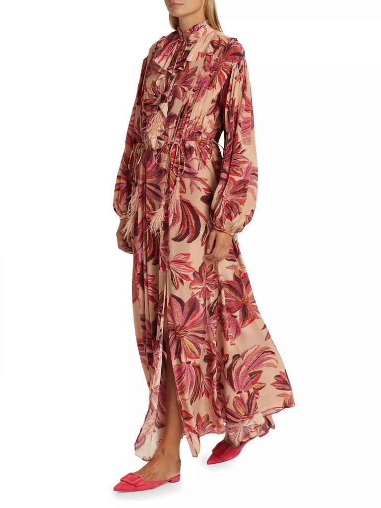 Farm Rio Floral Tapestry Maxi Dress