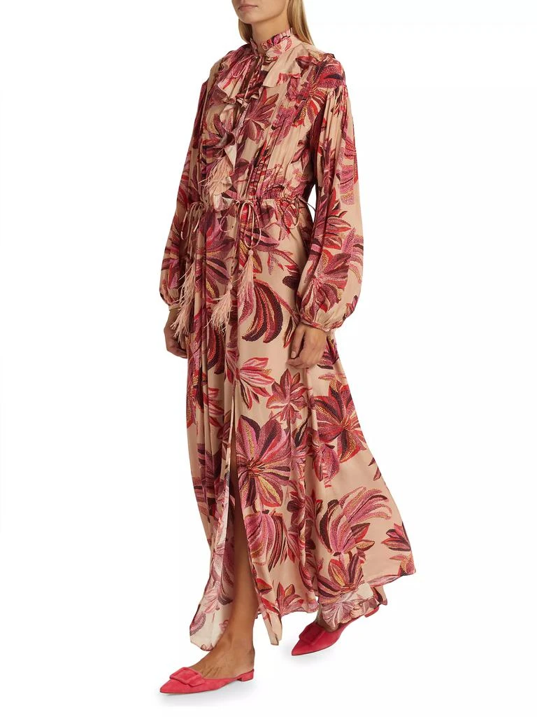 Farm Rio Floral Tapestry Maxi Dress 2