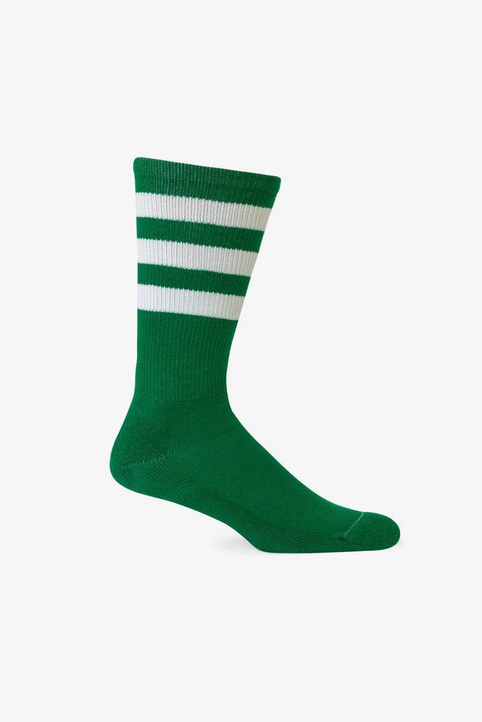 Los Angeles Apparel CALFSOCK - Unisex 3-Stripe Calf Sock 26