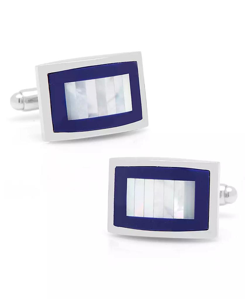Cufflinks Inc. Mother of Pearl and Lapis Key Cuff Links