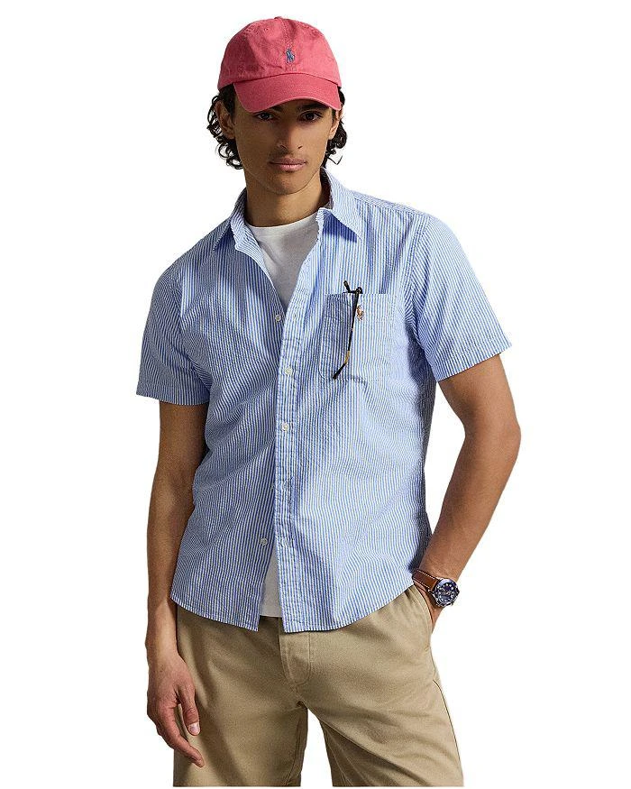 Ralph Lauren Classic Fit Prepster Seersucker Short Sleeve Shirt