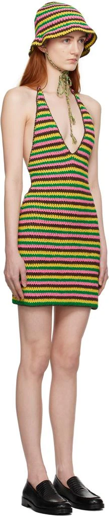 FRAME Multicolor Striped Minidress 2