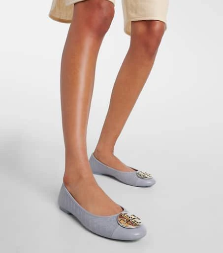 Tory Burch Claire leather ballet flats 4
