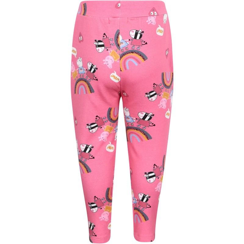 NAME IT® Peppa pig print organic pants in pink 2