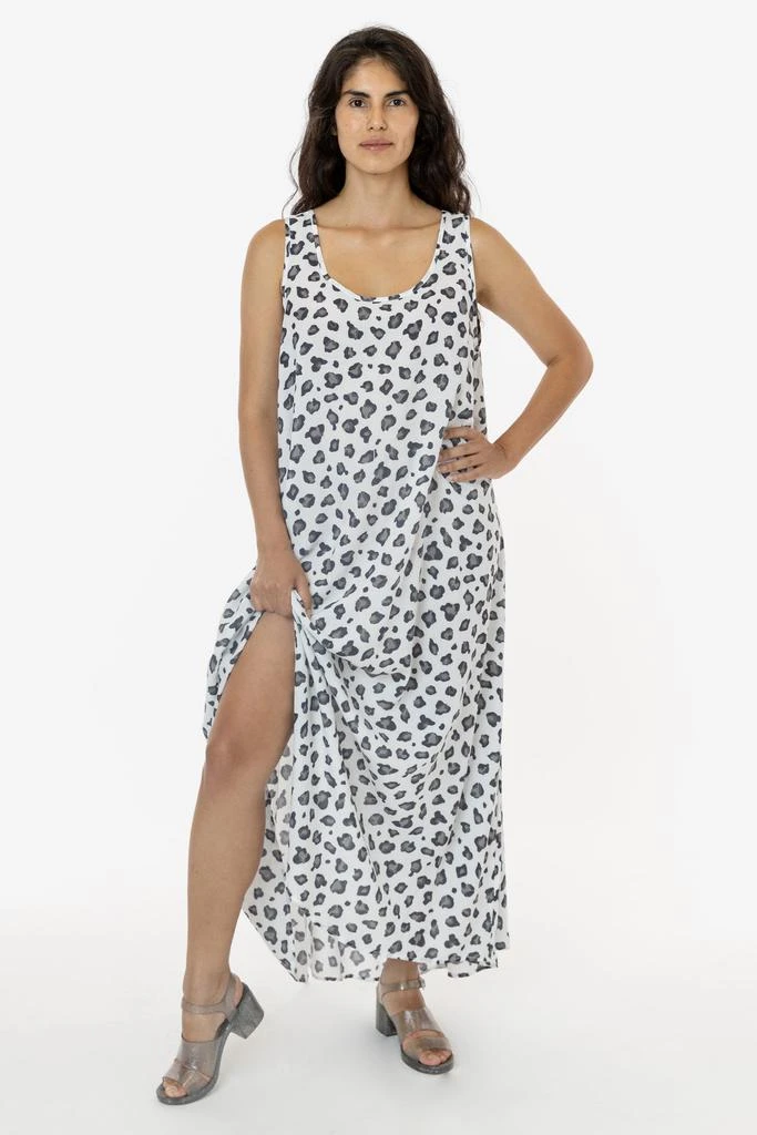 Los Angeles Apparel RPR02 - Rayon A-Line Maxi Dress 2