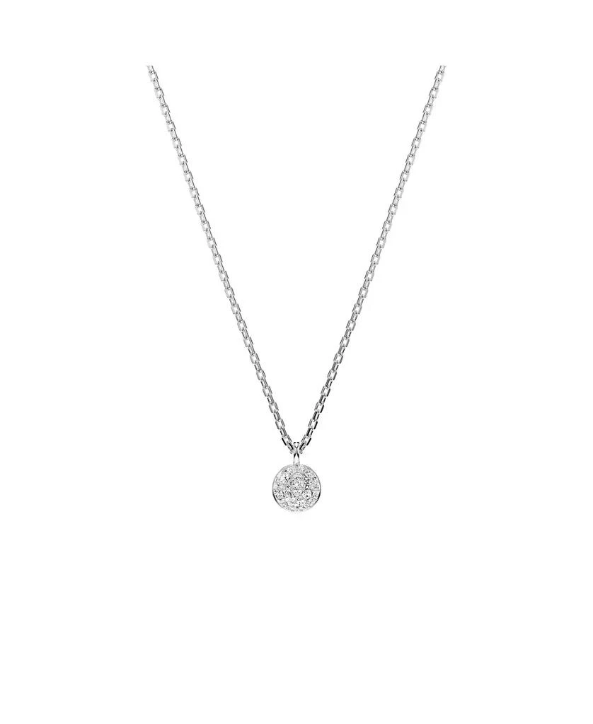 Swarovski White, Rhodium Plated or Rose-Gold Tone or Gold-Tone Meteora Layered Pendant Necklace 6