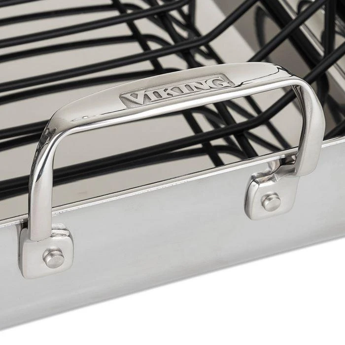 Viking 3 Ply Roasting Pan and Carving Set 8