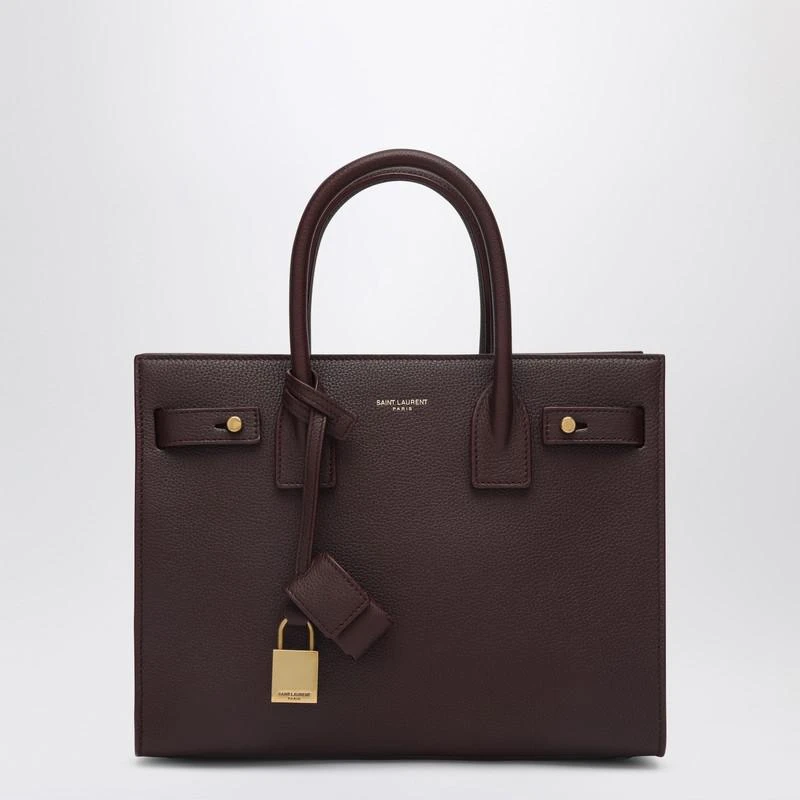 Yves Saint Laurent Hot Wine leather baby Sac De Jour bag 1